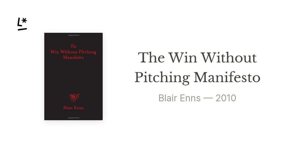 From Time-and-Materials to Trusted Expert: Notes from “A Win Without Pitching”